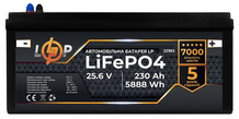 Автомобільний акумулятор Logicpower LiFePO4 25.6В, 230 Аг (22983)