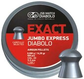 Кулі пневматичні JSB Diabolo Exact Exact Jumbo Express, калібр 5.5 мм, 250 шт (1453.05.24)