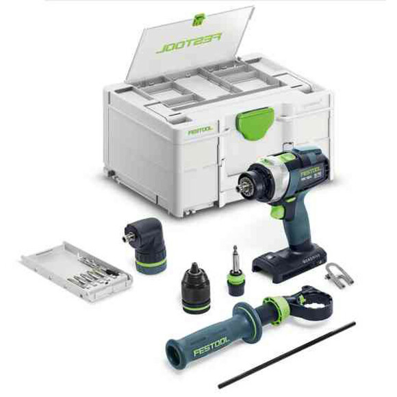 Аккумуляторный шуруповерт FESTOOL QUADRIVE TPC 18/4 I-Basic-Set (без АКБ и ЗУ) изображение 3