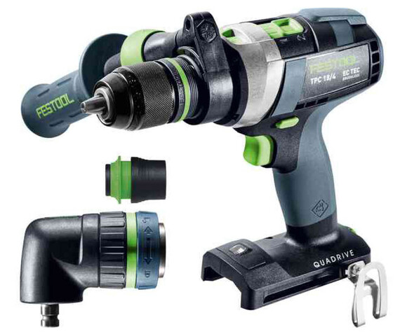 Аккумуляторный шуруповерт FESTOOL QUADRIVE TPC 18/4 I-Basic-Set (без АКБ и ЗУ) изображение 2