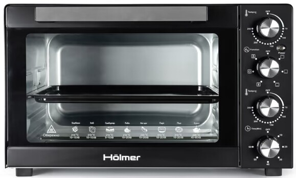 Електропіч Holmer HEO-152CR (black)