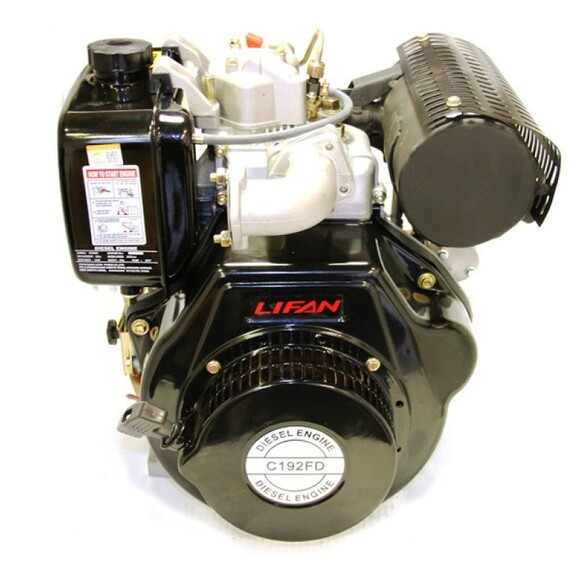 Двигатель общего назначения Lifan LF192F-2D бензин-газ с электростартером изображение 2