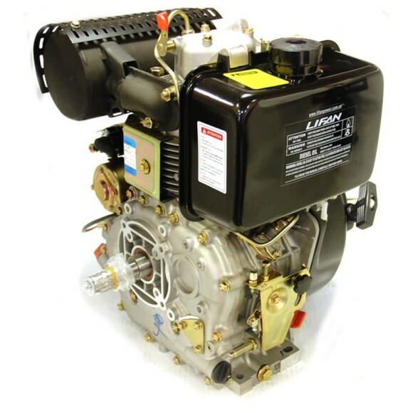 Двигатель общего назначения Lifan LF192F-2D бензин-газ с электростартером изображение 3