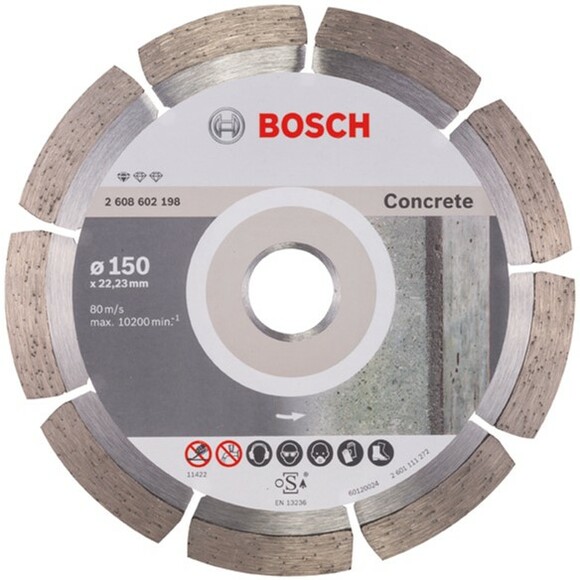 Алмазний диск Bosch Standard for Concrete 150-22,23 мм (2608602198)