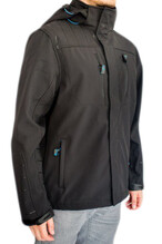 Куртка чоловіча, трекінгова мод.4TECH 12, soft shell, чорного кольору, р.M ARDON 53896