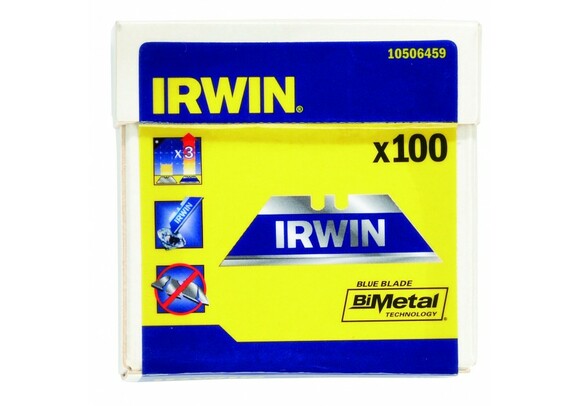 Лезвия Irwin трапецевидные Bi-Metal "Blue" Trapezoid Blade Bulk 100шт (10506459)