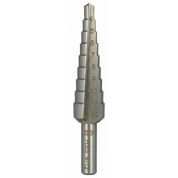 Сверло Heller ступенчатое по металлу 4-30мм 14 ступеней L100мм (22607)