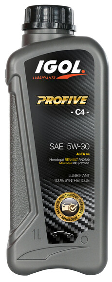 Моторное масло IGOL PROFIVE C4 5W30 1 л (FIVEC45W30-1L PROFIVE)