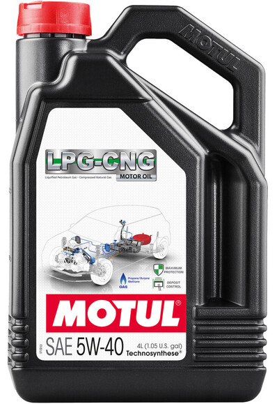 Моторна олива Motul LPG-CNG 5W40, 4 л (110669)