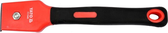 Цикля-скребок з поліпропіленовим корпусом і гумовою ручкою Yato, 40 мм (YT-75465)
