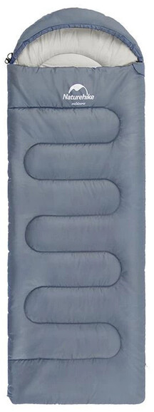 Спальный мешок Naturehike Y150L NH21MSD08, правый (серо-голубой) (6975641888741)
