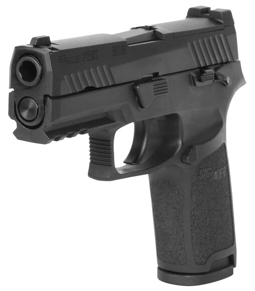 Страйкбольний пістолет Sig Sauer Air ProForce P320-M18 Green Gas. кал. 6 мм ВВ. Black (1625.02.19) фото 2