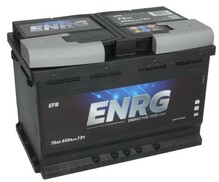 Автомобільний акумулятор ENRG Start-stop ENRG570500065 12 В (70 Аh, 650 А, R+)