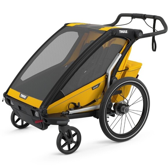 Дитячий візок Thule Chariot Sport Double Spectra Yellow (TH 10201024)  фото 3