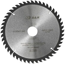 Пильный диск S&R WoodCraft 190 х 30 х 2,4 мм 48Т (238048190)