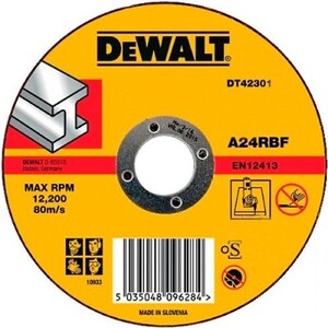 Круг отрезной DeWALT 125х3.0х22.23 мм по металлу (DT42301)