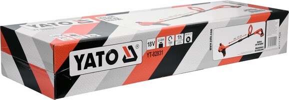 Аккумуляторный триммер Yato YT-82831 (без аккумулятора и ЗУ) изображение 5