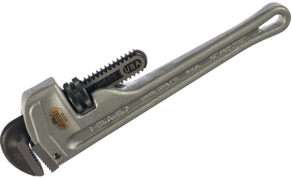 Алюмінієвий прямий трубний ключ RIDGID ном. 812 (47057) фото 3
