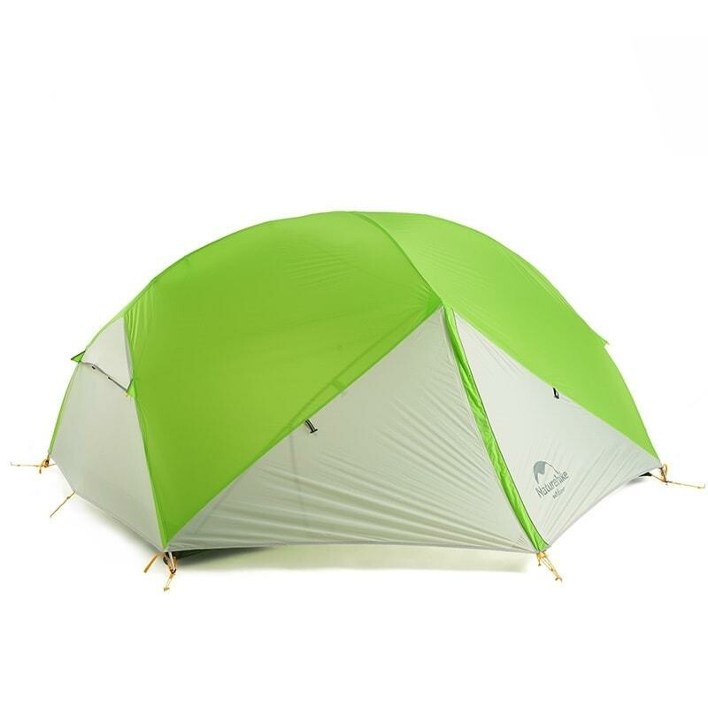 

Палатка Naturehike Mongar II (2-х местная) 20D silicone + footprint NH17T007-M green/white (6927595726051)