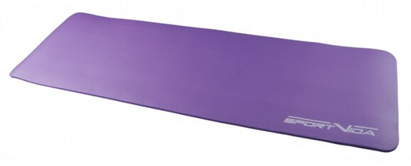 Килимок для йоги та фітнесу SportVida NBR Violet 1 см (SV-HK0068) фото 2