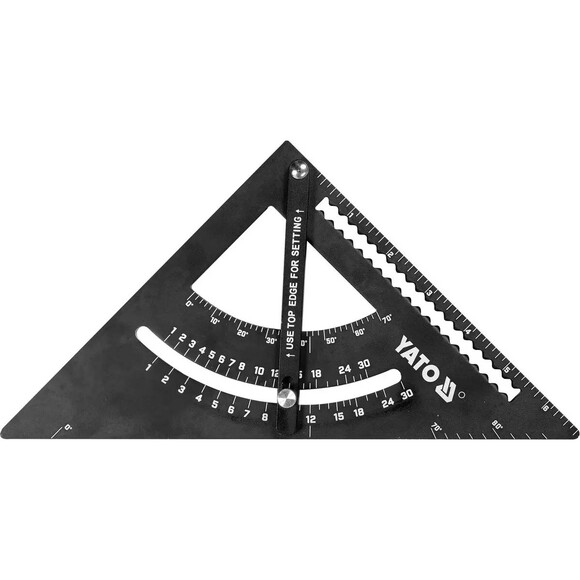 Угольник алюминиевый YATO l= 170 мм (YT-70782) изображение 2