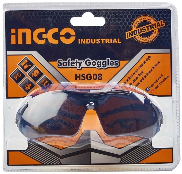 Очки защитные Profi INGCO INDUSTRIAL HSG08 изображение 7