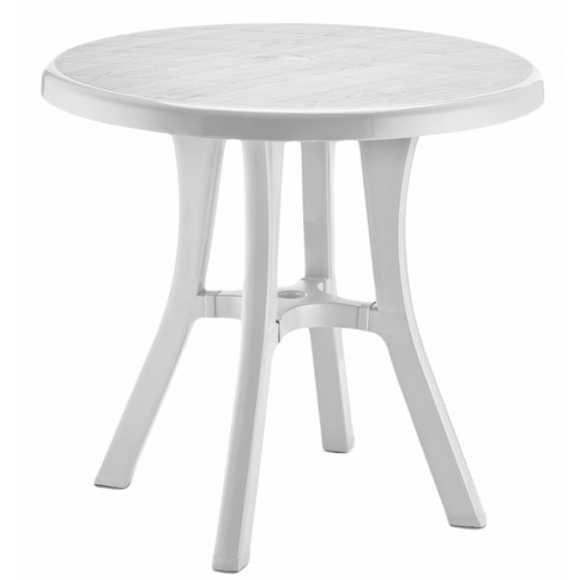 Стол Irak Plastik Royal 80 см, белый  (00-00005691)
