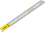 Пилочка для лобзика Metabo HCS, U1AO, 52 мм, 5 шт. (623936000)