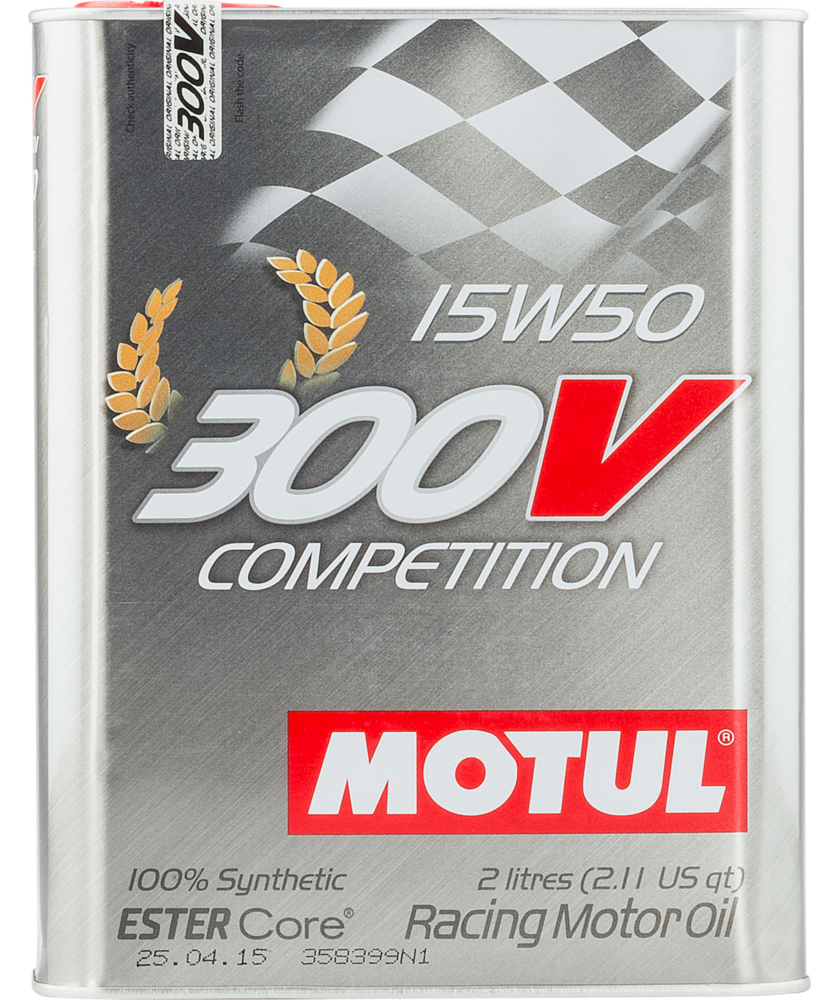 

Моторна олива Motul 300V Competition, 15W50 2 л (110860)