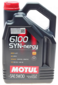 Моторное масло Motul 6100 Syn-nergy, 5W30 4 л (107971)
