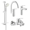 Набор смесителей для ванны и кухни Grohe Eurosmart New (UA123248МK)