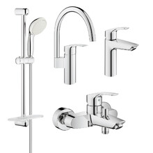 Набор смесителей для ванны и кухни Grohe Eurosmart New (88533) (UA123248МK)