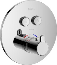 Термостат IMPRESE Smart Click, прихований монтаж, хром (ZMK101901237)