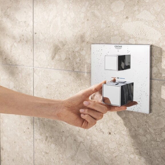 Душевая система скрытого монтажа Grohe QuickFix Precision Cube c Vitalio Rain Mono 310 Cube (34879000) (CV033603) изображение 2