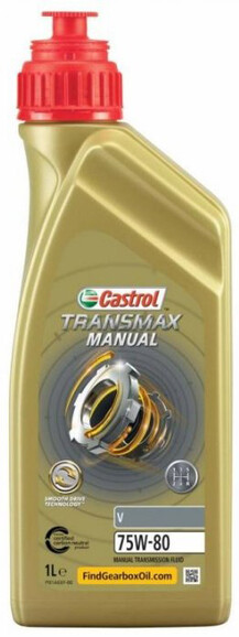 Трансмісійна олива CASTROL TRANSMAX MANUAL V 75W-80, 1 л (IB-TRMV78-12X1L)