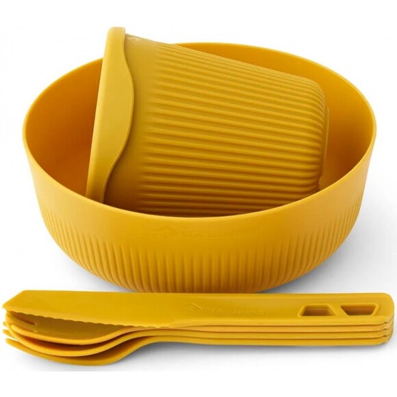 Набір посуду Sea to Summit Passage Dinnerware Set (arrowwood yellow) (STS ACK037051-120913) фото 2