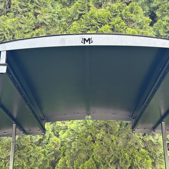 Мангал-барбекю с крышей Mzavod на 12 шампуров, 3 мм (MBD12-3-DAH) изображение 7