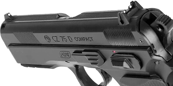 Пистолет страйкбольный ASG CZ 75D Compact Green Gas, калибр 6 мм (2370.41.36) изображение 3