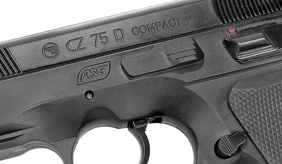 Страйкбольний пістолет ASG CZ 75D Compact Green Gas, калібр 6 мм (2370.41.36) фото 5