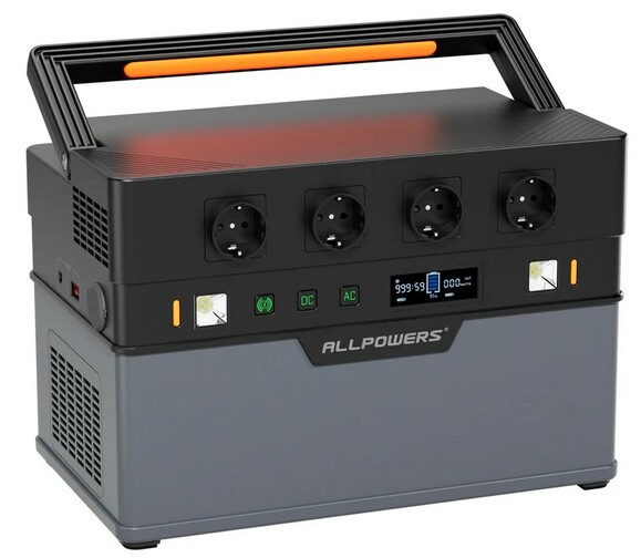 Портативная зарядная станция ALLPOWERS S1500 (1092 Вт·ч / 1500 Вт) изображение 5