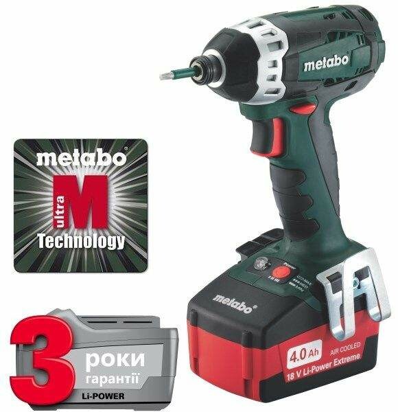 

Аккумуляторный ударный гайковерт Metabo SSD 18 LT (602196500)