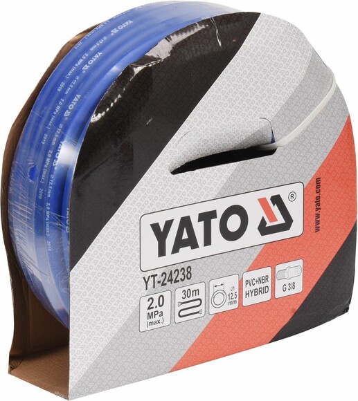 Шланг пневматичний гібридний Yato 12.5 мм x 30 м (YT-24238) фото 2