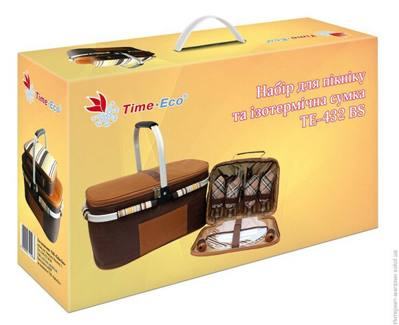 Набор для пикника и изотермическая сумка Time Eco ТЕ-432 BS (6215028110936) изображение 4
