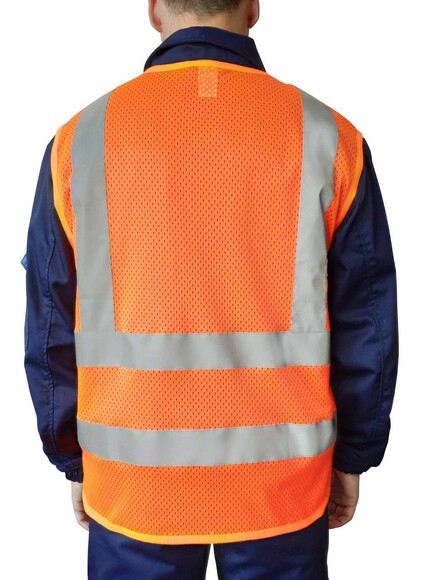 Светоотражающий жилет Free Work Absolut Reflect Air оранжевый р.XL (67132) изображение 2
