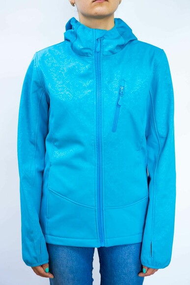 Куртка жіноча трекінгова мод.ROSE, вітро/водонепроникна, бірюзового кольору, р.М ARDON 51215 изображение 4