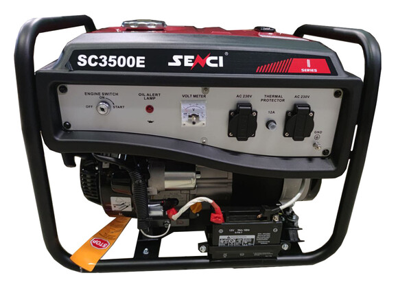 Бензиновий генератор Senci SC3500E фото 4
