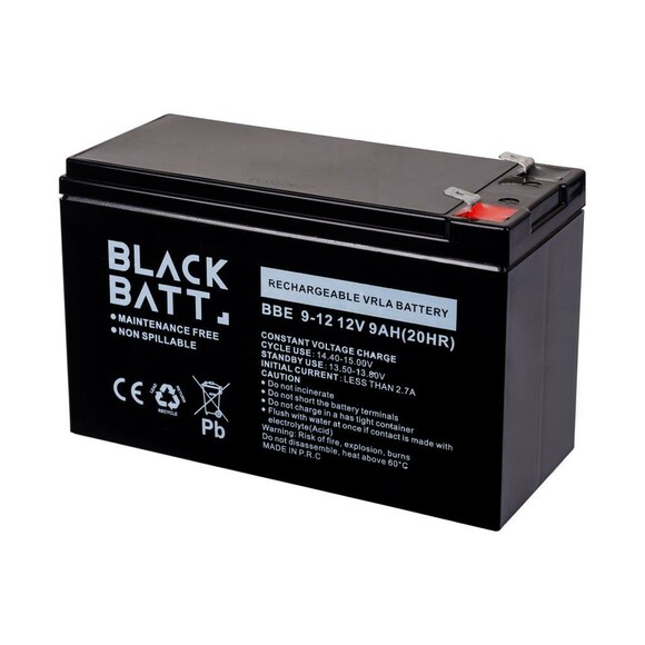 Аккумулятор Blackbatt 9 Ач (6850502) изображение 2