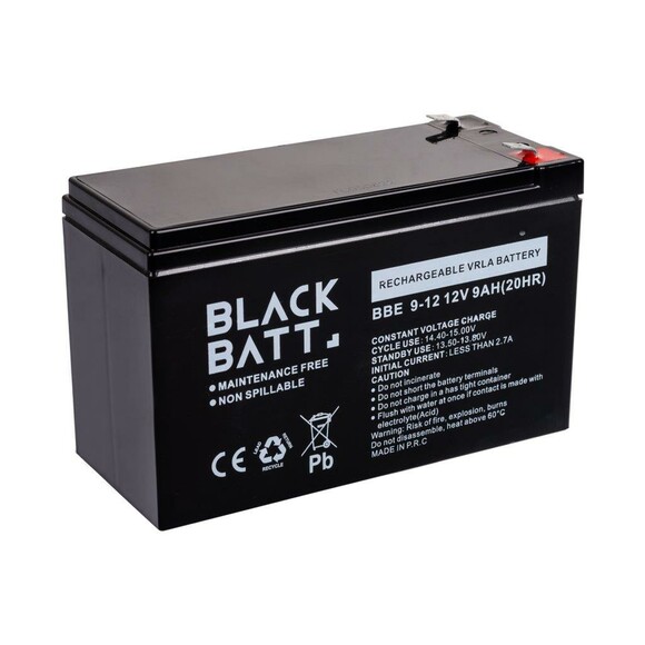 Аккумулятор Blackbatt 9 Ач (6850502) изображение 3