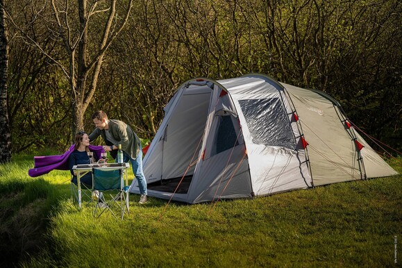 Палатка пятиместная Easy Camp Huntsville 500 Green/Grey (929577) изображение 12
