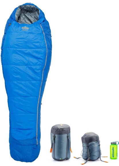 Спальный мешок Pinguin Mistral PFM (3/-3°C), 185 см - Left Zip, Blue (PNG 235159) изображение 3
